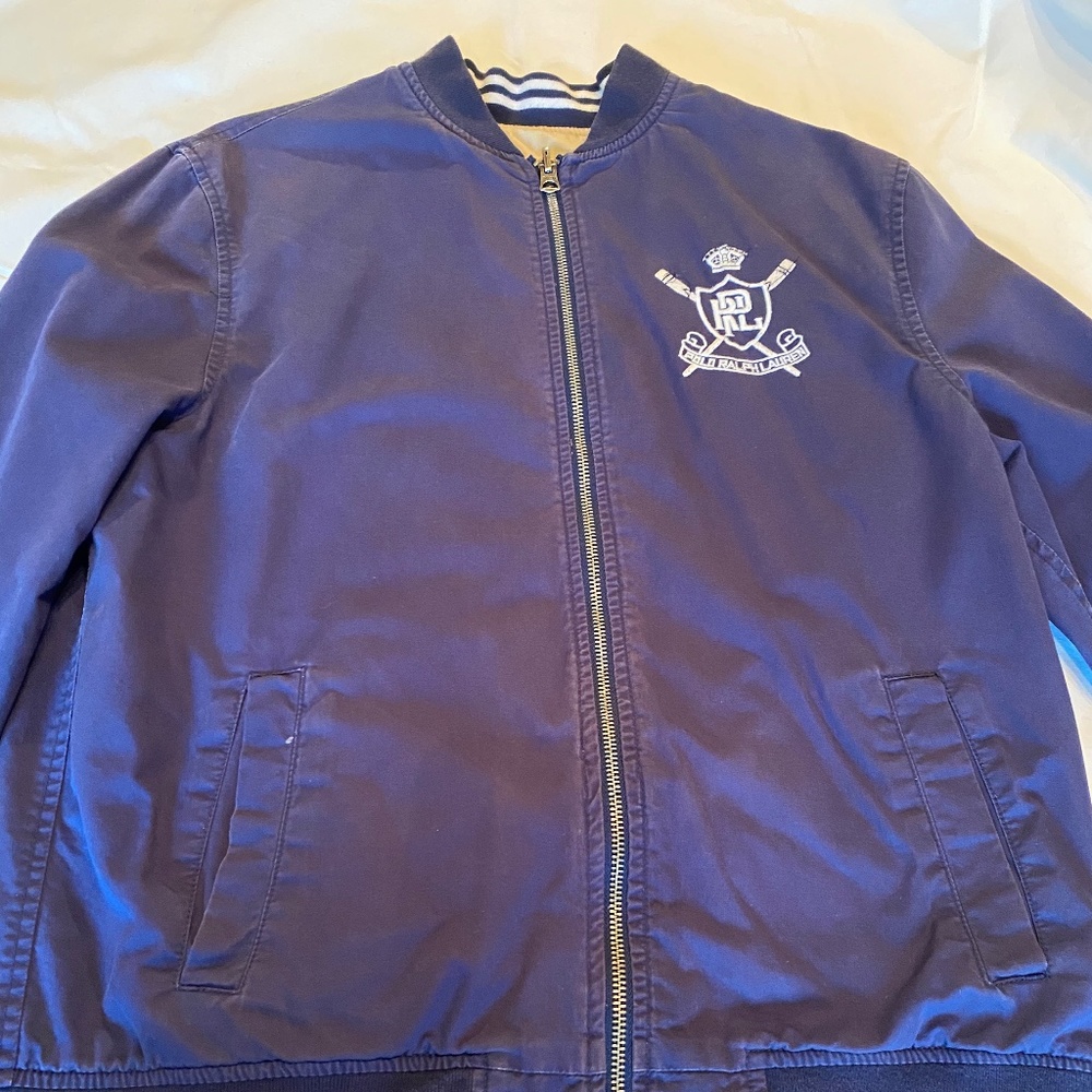 Reversible polo jacket